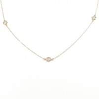 ティファニー バイザヤード ネックレス 0.21CT