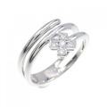 PT クロス ダイヤモンド リング 0.08CT