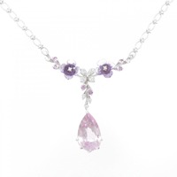 PT フラワー モルガナイト ネックレス 8.63CT