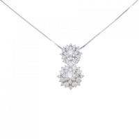 PT/K18YG ダイヤモンド ネックレス 3.13CT