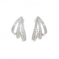K18WG ダイヤモンド ピアス 1.00CT