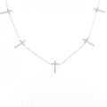ポンテヴェキオ クロス ダイヤモンド ネックレス 0.34CT