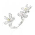 ミキモト フラワー ダイヤモンド リング 3.05CT