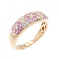 K18PG サファイヤ リング 0.45CT