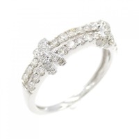 K18WG ダイヤモンド リング 0.50CT