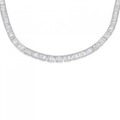 K18WG ダイヤモンド ネックレス 10.66CT