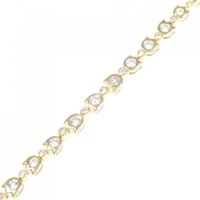K18YG ダイヤモンド ブレスレット 1.085CT