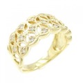 K18YG ダイヤモンド リング 0.25CT