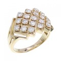 K18YG ダイヤモンド リング 1.13CT