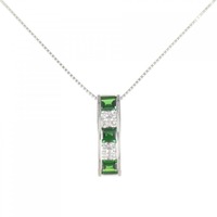 PT ガーネット ネックレス 0.65CT