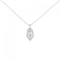 【新品】PT ダイヤモンド ネックレス 0.36CT