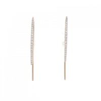 スワン ダイヤモンド ピアス 0.10CT