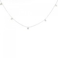 K18WG ダイヤモンド ネックレス 0.50CT
