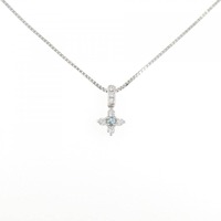 K18WG トルマリン ネックレス 0.03CT