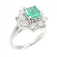 PT エメラルド リング 0.75CT