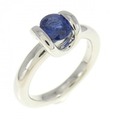 PT サファイヤ リング 0.77CT