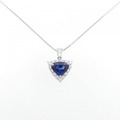 PT サファイヤ ネックレス 1.507CT