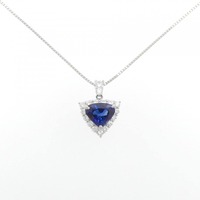 PT サファイヤ ネックレス 1.507CT