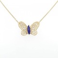 ヴァンクリーフ&アーペル バタフライ ラピスラズリ ネックレス