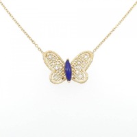 ヴァンクリーフ&アーペル バタフライ ラピスラズリ ネックレス