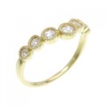 K18YG ダイヤモンド リング 0.25CT