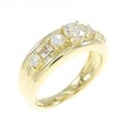 K18YG ダイヤモンド リング 0.78CT