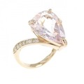 K18PG モルガナイト リング 2.18CT