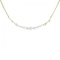K18YG ダイヤモンド ネックレス 1.01CT