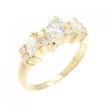K18YG ダイヤモンド リング 0.60CT