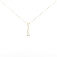 K18YG ダイヤモンド ネックレス 0.20CT