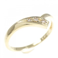 K18YG ダイヤモンド リング 0.03CT