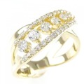 K18YG ダイヤモンド リング 0.70CT