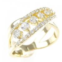 K18YG ダイヤモンド リング 0.70CT