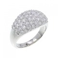 PT パヴェ ダイヤモンド リング 1.50CT