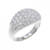 PT パヴェ ダイヤモンド リング 1.50CT