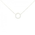 【新品】K10YG ダイヤモンド ネックレス 0.04CT