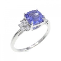 K18WG タンザナイト リング 1.00CT