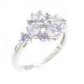 K18WG ラブラドライト リング 0.33CT