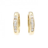 K18YG ダイヤモンド ピアス 0.20CT
