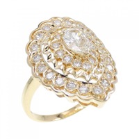 K18YG ダイヤモンド リング 0.33CT