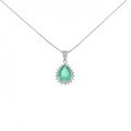 PT エメラルド ネックレス 1.34CT