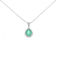 PT エメラルド ネックレス 1.34CT