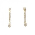 K18YG ダイヤモンド ピアス 0.50CT