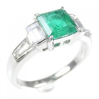 PT エメラルド リング 1.01CT