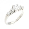 PT ダイヤモンド リング 0.355CT F SI1 Good