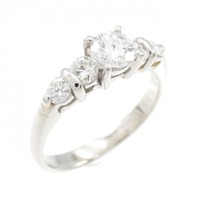 PT ダイヤモンド リング 0.355CT F SI1 Good