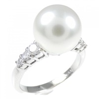 PT 白蝶パール リング 9.8mm