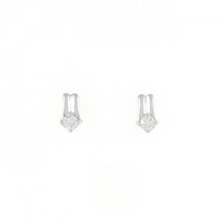 K18WG ダイヤモンド ピアス 0.2CT