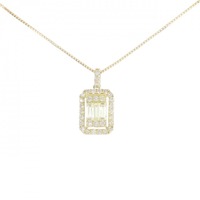 【新品】K18YG ダイヤモンド ネックレス 0.33CT