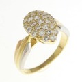K18/K18PG/PT ダイヤモンド リング 0.53CT